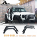 WOLFSTORM Fender Flares for 2018-2022 Jeep Wrangler JL