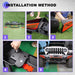 WOLFSTORM Front Bumper for Jeep Wrangler JK/JKU, Wrangler JL/JLU, and Gladiator JT - WOLFSTORM 