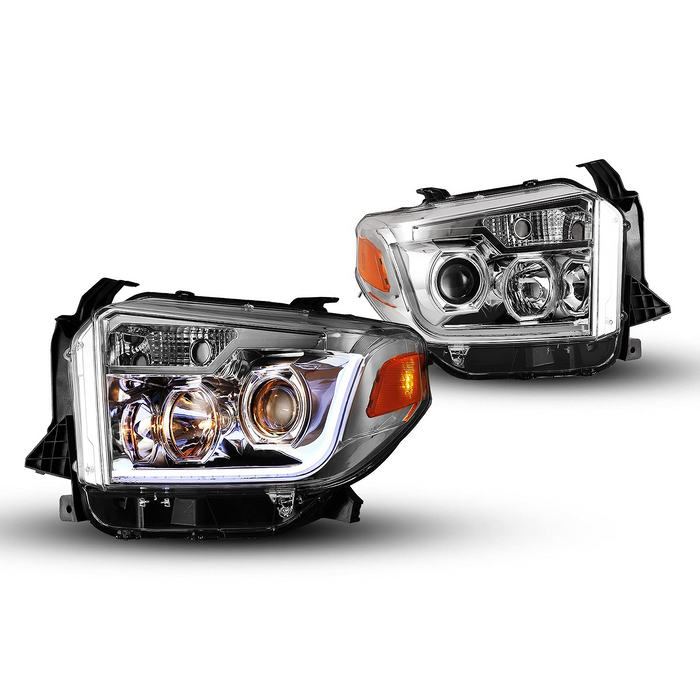 LED Headlights for 2014 - 2017 Toyota Tundra - WOLFSTORM 